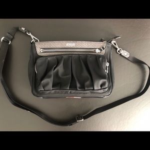 MZ Wallace Crossbody Black Silver